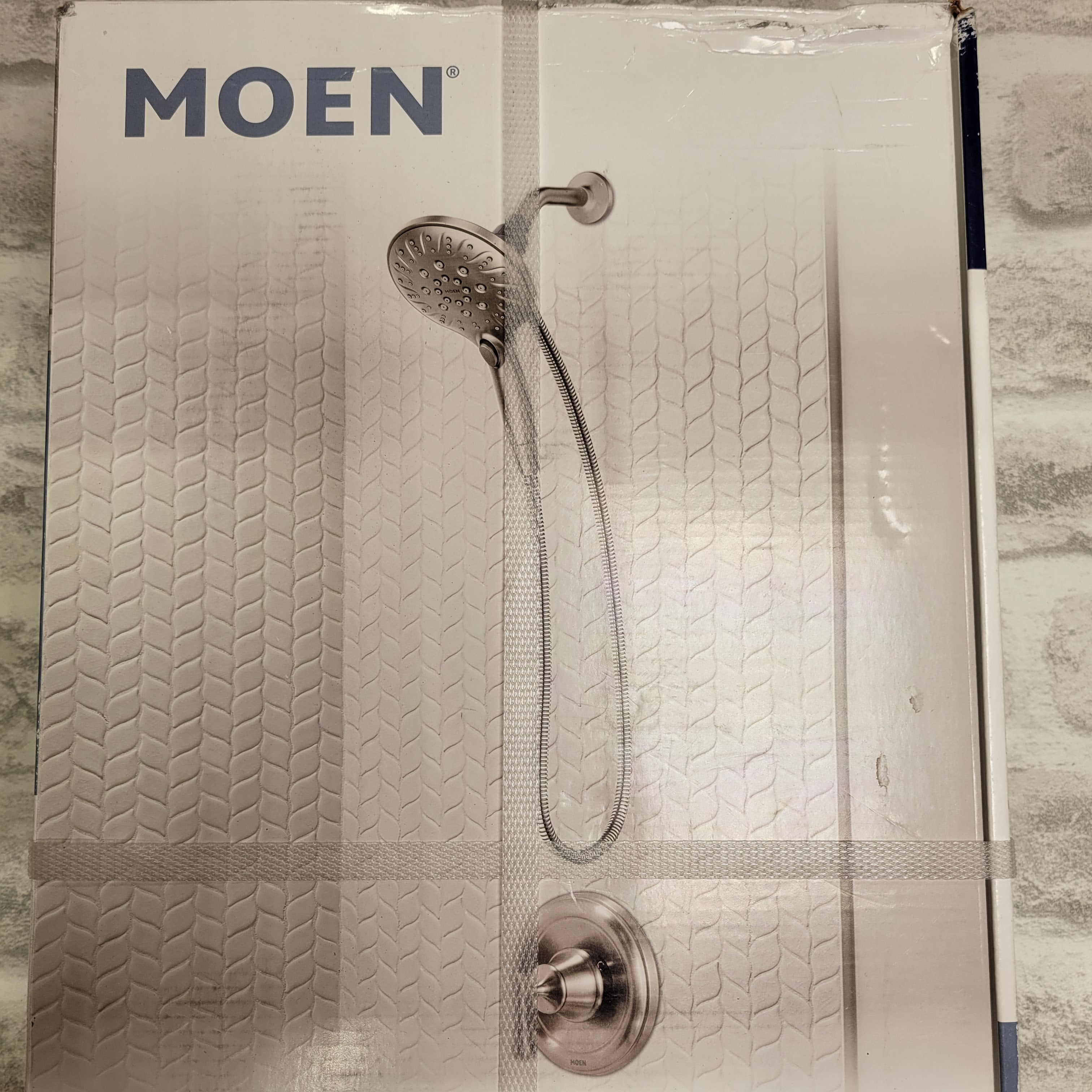 MOEN Attract Shower Faucet in Spot Resist Brushed Nickel (Valve Included) (7645749575918)